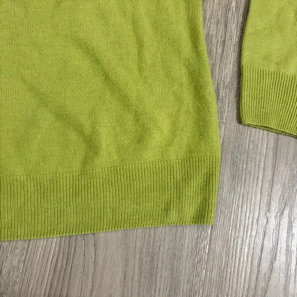 Appleseeds Cozy Green Pullover Mock Neck Sweater Size 0X - Picture 4 of 12